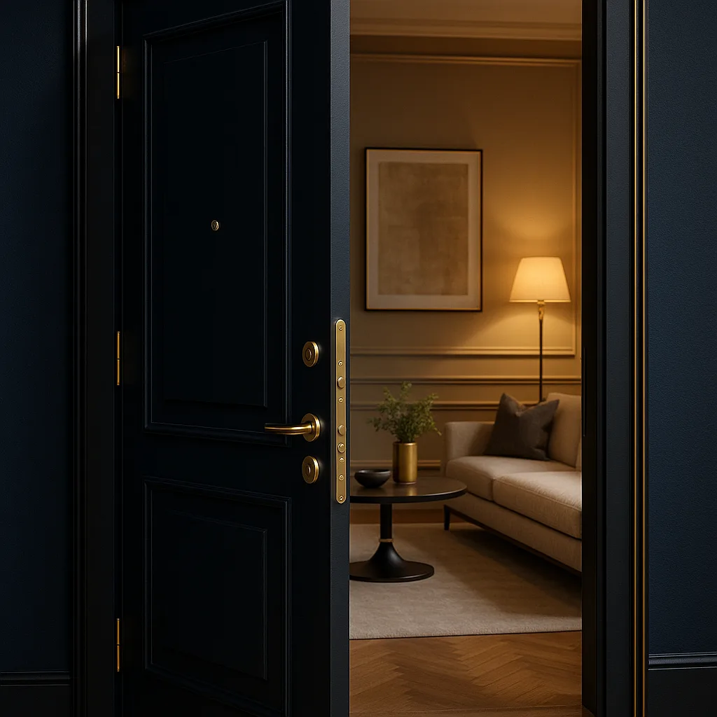 Détail d'accès et de sécurité pour un bien géré avec rigueur